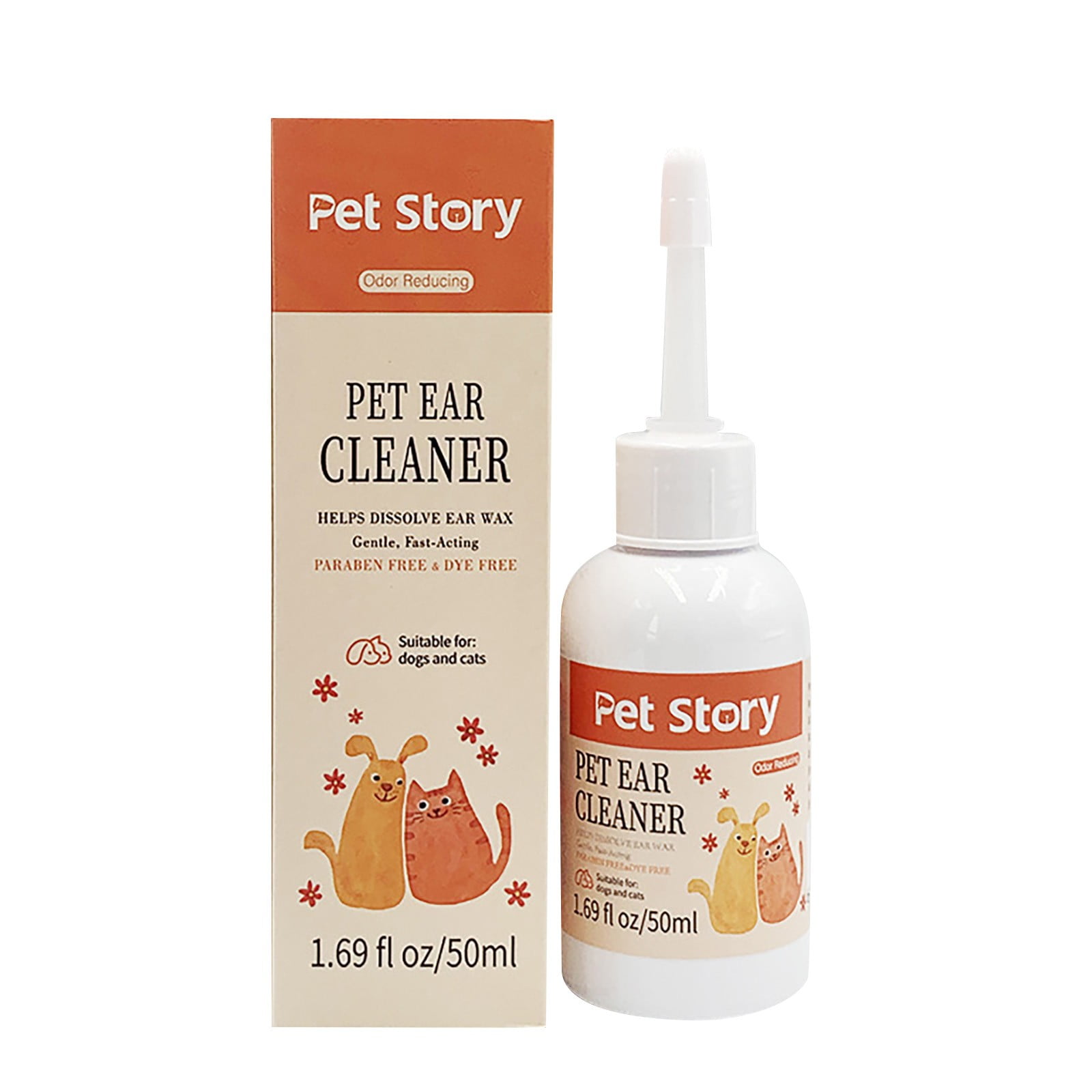 Clearance Dogs & Cats Ear infections Treatment Ear Cleaning for Dogs