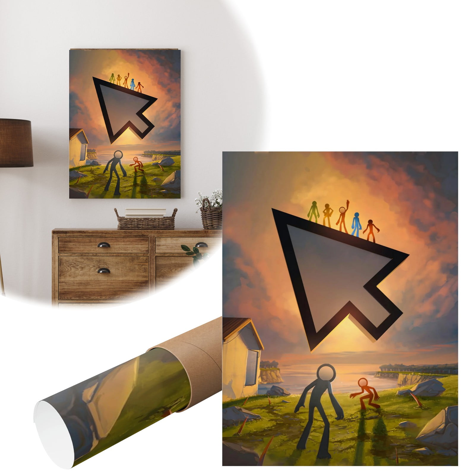 Clearance! DomFun Anime Poster,Anime Bathroom Decor, Premium Anime Art ...