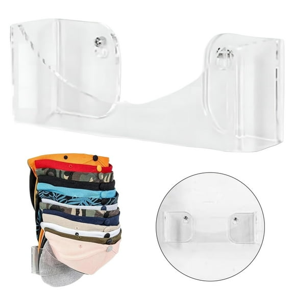 Clearance Dome Hat Rack Hat Dock 2025 New Wall Vertical Dome Hat Rack Vertical Storage Hanger For Cowboy & Baseball Caps for Home & Kitchen Clear