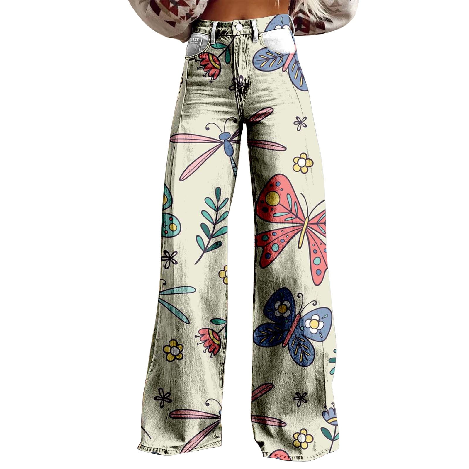 【BEEDEN】FACE PRINT WIDE STRAIGHT PANTS BEEDEN FACE PRINT WIDE STRAIGHT PANTS