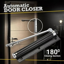 Clearance Doorstop under $10,Door Stainless Spring Steel Closer Single Adjustable Automatic Closer Door Tools & Home Improvement