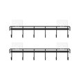 thumbnail image 1 of Clearance Drain Rack under $6 Kitchen Utensil Rack Wall Mount Kitchen Utensil Hanger No Drilling Kitchen Utensil Holder Space Saving Kitchen Wall Hooks For Kitchen Bathroom 2 Packs, 1 of 2