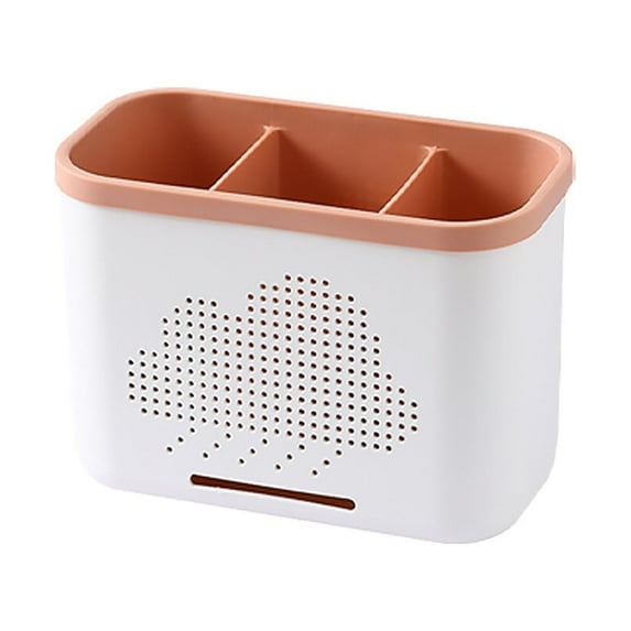 Clearance Drain Rack under $6 Multifunctional Storage Rack Chopsticks Double Layer Cutlery Drainer Basket Tableware Bucket Utensils Holder Chopstick Drain Box