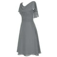 thumbnail image 1 of 2025 Dresses for Women 2025!Women Formal Wedding Bridesmaid High-waist Party Ball Prom Gown Dress Polyester coolCasual women Women's Casual Dress, 1 of 5
