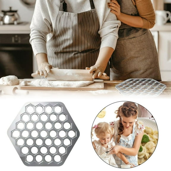 Clearance! Dumpling Machine Dumpling 37 Hole Mini and Cutting Machine Dumpling Metal Dumpling Machine Household Restaurant Kitchen Diy Tools Cooking Tools A Dumpling Making Tool