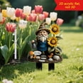 thumbnail image 1 of Clearance!Dwarf Ground Planting Decoration 2D Garden Stake Outdoor Ground Planting Potted Planting Decoration, 1 of 9