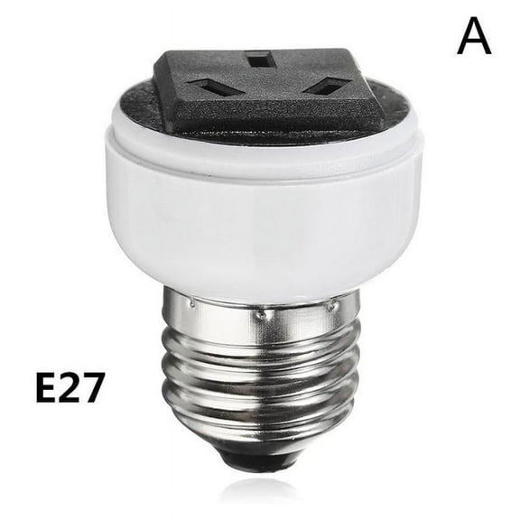 Clearance! E27 Lamp Light Socket Holder Screw Bulb Convert To US Female EU-Power" F9R4