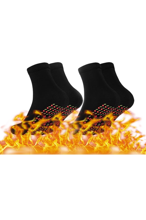 Clearance!EARSTMAKEUP Foot Massage Thermotherapeutic Socks,Acupressure Socks，Self-Heating Socks Warm and Cold-Resistant Socks,Tourmaline Slimming Health Socks