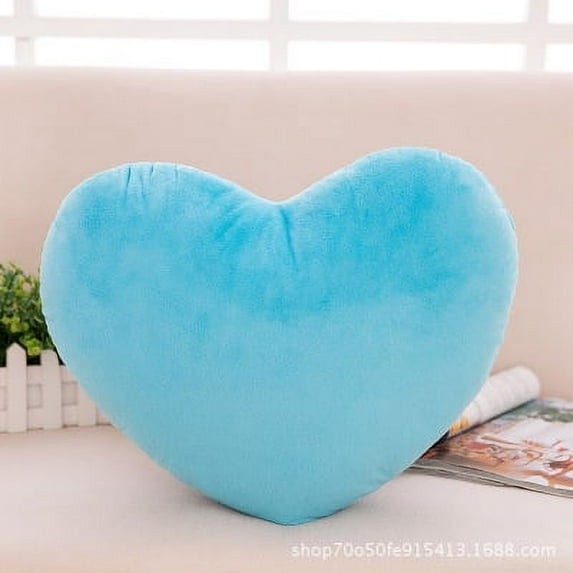EGNMCR Heart Pillow Throw Pillow Plush Fluffy, Cute Soft Throw Cushion, Valentines Day,Thanks Giving Days,Valentine's Day Decorative for Home Bed Couch Heart Shape