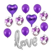 Clearance EGNMCR Valentines Day Heart Balloons Set, Romc Decorations for Special Night Valentines Day Balloons Valentine's Day Party Decorations for Anniversary You Balloons For Him Gifts