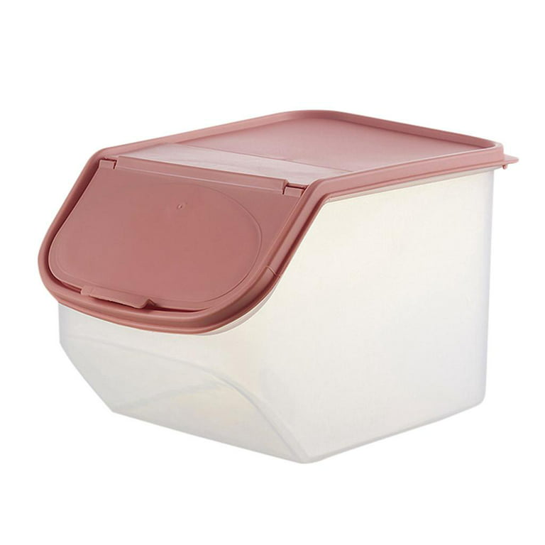 Kitchen Storage Box Large Capacity Food Organizer Container Airtight  Transparent Grains Flours Rice Storage Bin Pet Food Bucket
