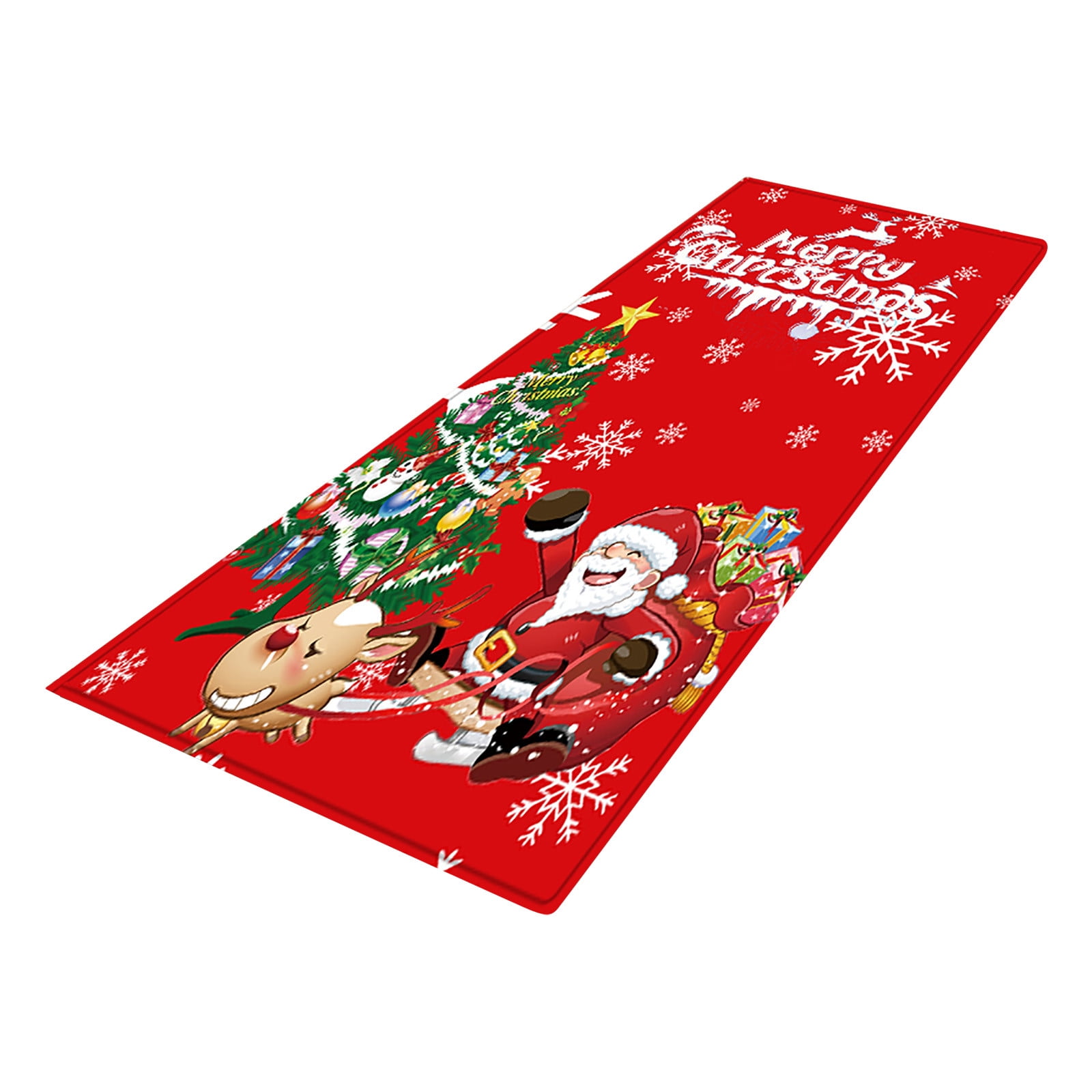 Clearance! EQWLJWE Christmas Kitchen Rugs and Mats Christmas Snowman