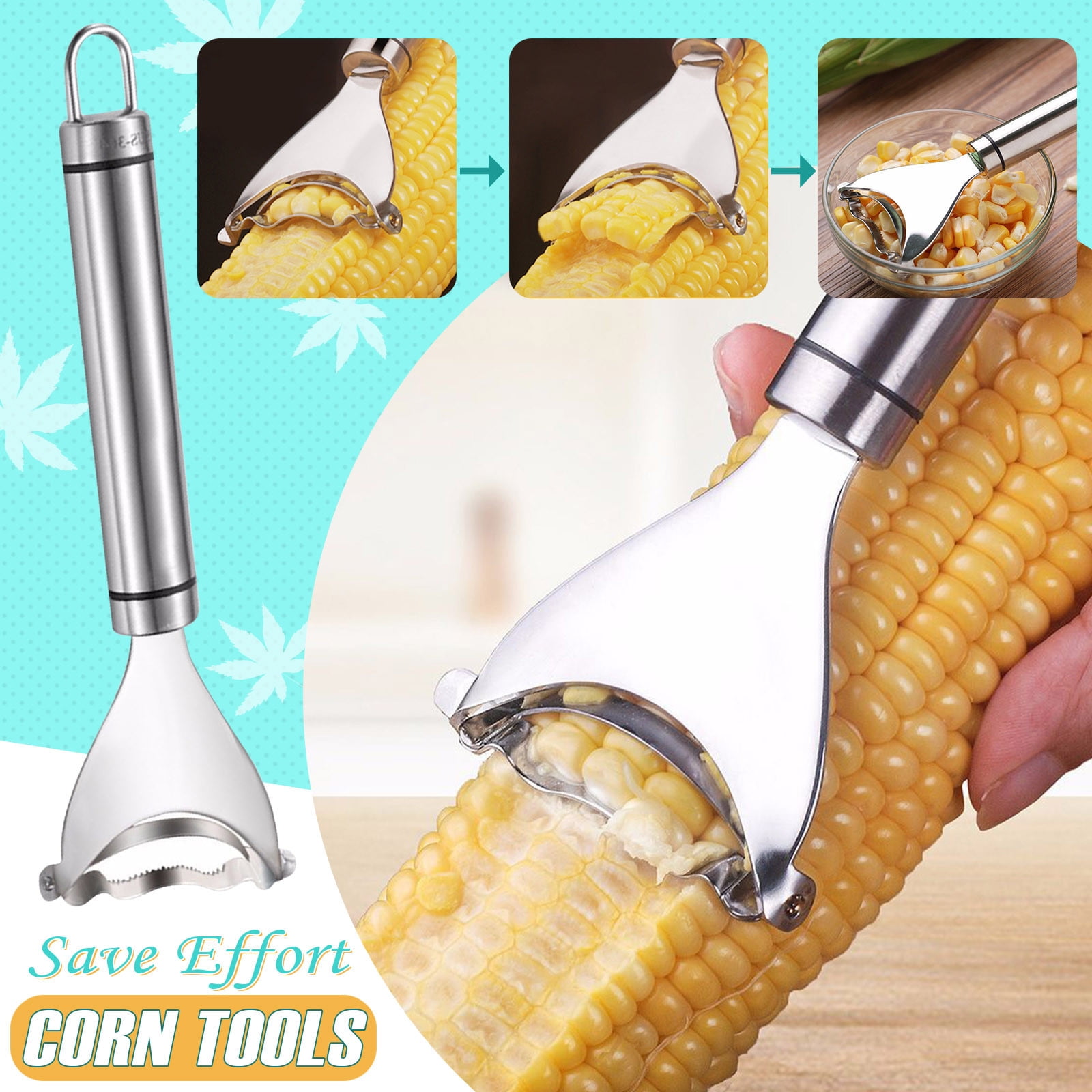 OXO Corn Peeler Cutter/Cob Stripper Stainless Steel