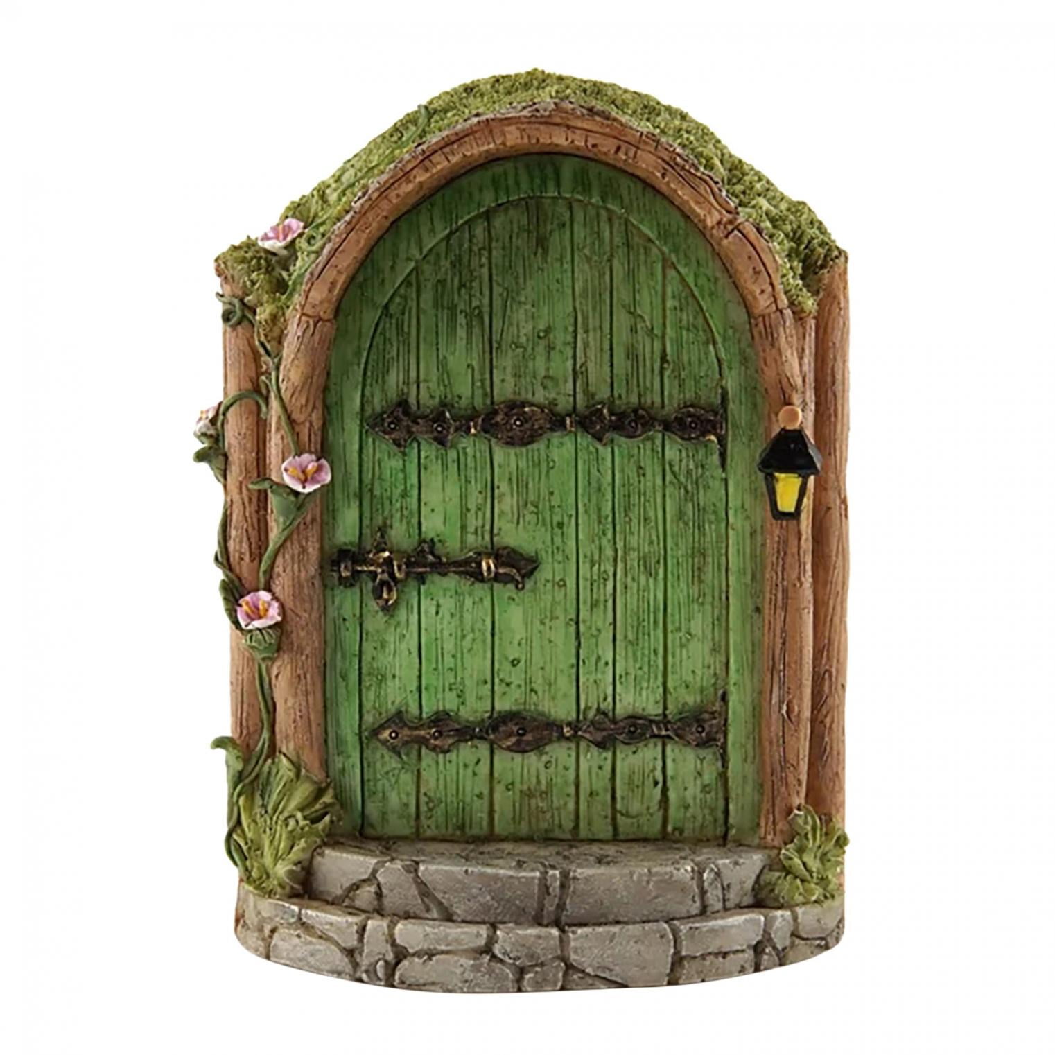 EQWLJWE Fairy Door Miniature Kit for Outdoor Decor, Durable Garden ...