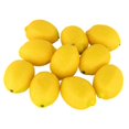 thumbnail image 1 of SDJMa Fake Fruit Home House Kitchen Party Decoration Artificial Lifelike Simulation Yellow Lemon 10pcs Set, 1 of 5