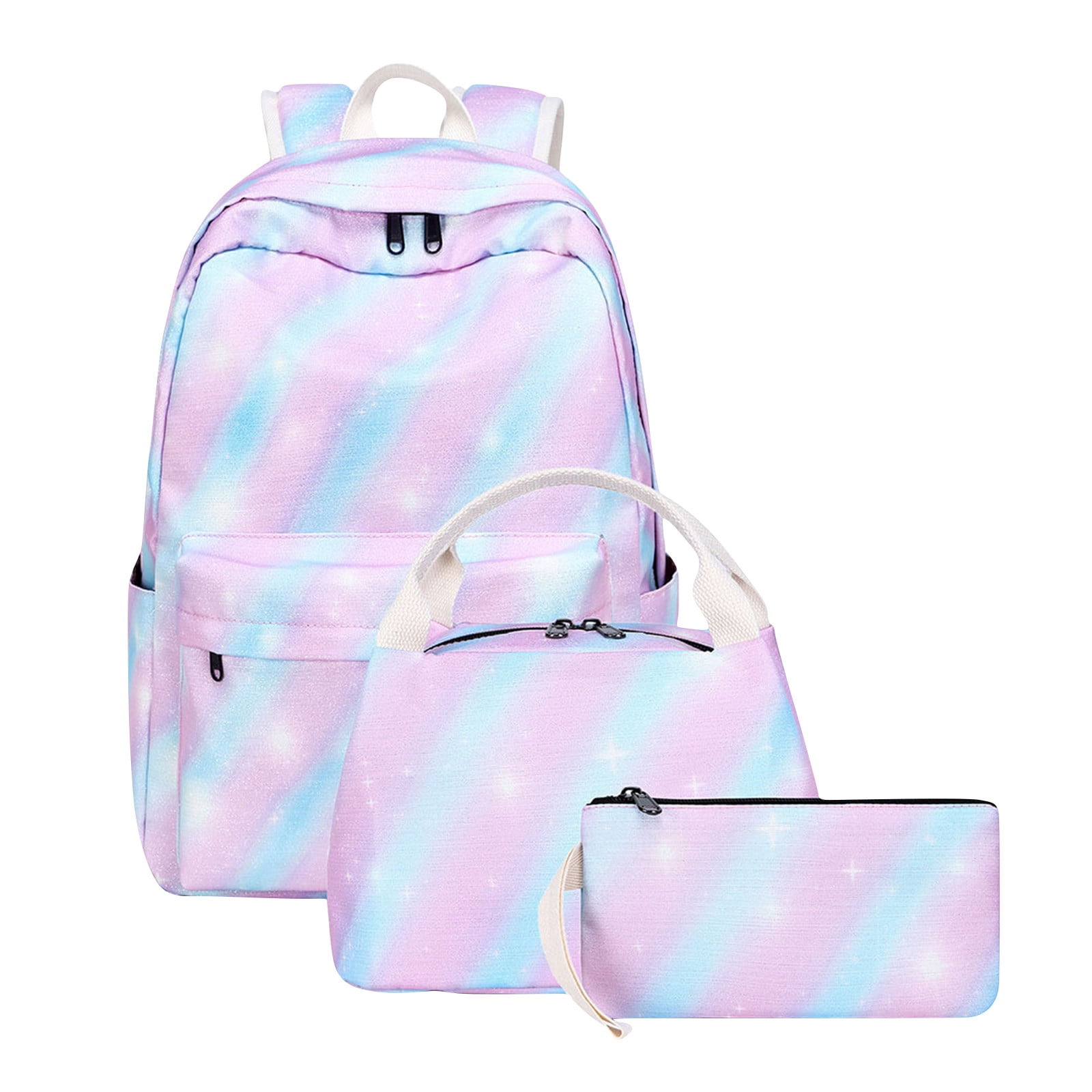 Clearance! EQWLJWE Girls Backpack Kids Elementary Bookbag Girly School Bag  with Insulated Lunch Tote and Pencil Pouch (Tie dye - 3 pieces) -  Walmart.com