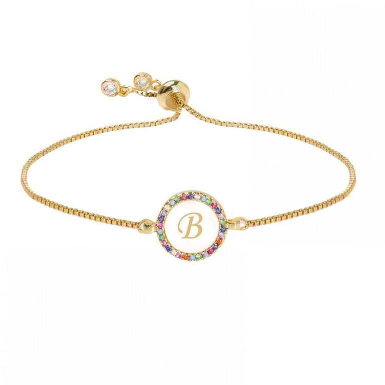 Alphabet letter deals bracelet