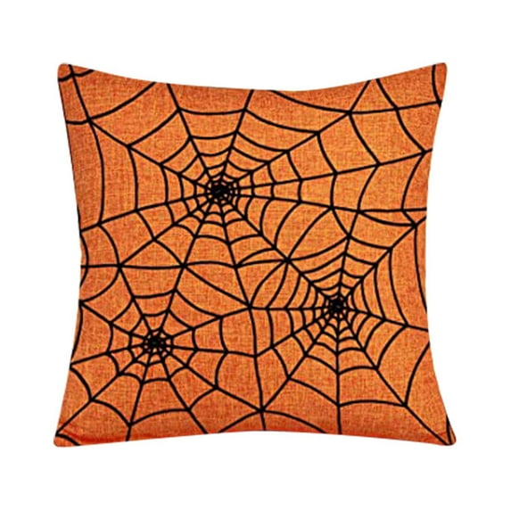 SDJMa Halloween Decor Pillow Covers 18x18 Halloween Decorations Farmhouse Outdoor Fall Pillows Decorative Throw Cushion Case for Home Couch
