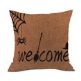 thumbnail image 1 of Clearance！EQWLJWE Halloween Decorations Throw Pillow Cover 18x18 Inches Halloween Decor Clearance Farmhouse Pumpkin Bat Brown Cushion Cover for Sofa Couch Living Indoor Room Bedroom Outdoor, 1 of 4
