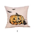 thumbnail image 1 of Clearance! EQWLJWE Halloween Pillow Covers 18x18 inch Pumpkin Ghost Saying Throw Pillow Covers for Fall Halloween Decorations Halloween Party Pillows Decorative Pillow Covers for Couch Sofa, 1 of 5