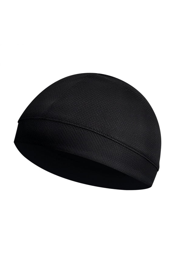 Outdoor Cooling Skull Cap Sports Riding Turban Breathable and Sweat-absorbent Motorcycle Inner Lining Cap Windshield Riding Cap Cycling Running Hat for Men Women