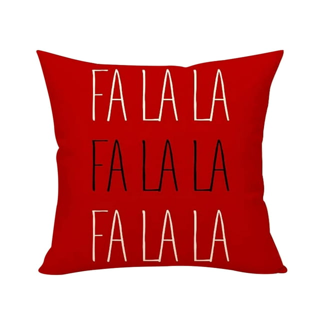 Clearance! EQWLJWE Rustic Christmas Pillow Covers 18x18 Farmhouse