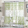 thumbnail image 1 of SDJMa Sheer Curtains Window Curtain Tulle Room Window Curtain Printed Peony Sheer Curtains Panels for Kid's Room,Living Room,Bedroom, Kitchen ,Home Decoration, 1 of 9