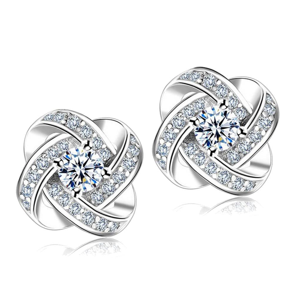 Clearance! SDJMa Simple Fashion Diamond Eternal Star Earrings Stud Earrings For Women Earrings Fashion Jewelry,Suitable for Daily Life, Banque Party, Festival \u0026 Birthday Gift
