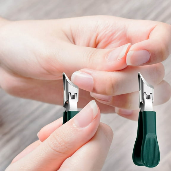 Clearance!Eagle Beak Beveled Nail Clippers,Eagle Beak Beveled Nails Clippers, Oblique Ingrown Toenails Clipper, Beveled Nail Clipper, for Thick Nails, Seniors&Ingrown Care (Green)