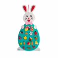thumbnail image 1 of Clearance! Easter DIY Felt Rabbit Set for Toddlers Hanging Bunny Felt Craft Kits with Chick Hedgehog Butterfly Flowers Cross Detachable Ornaments Easter Wall Felt Board Games for Home Door Decor, 1 of 9