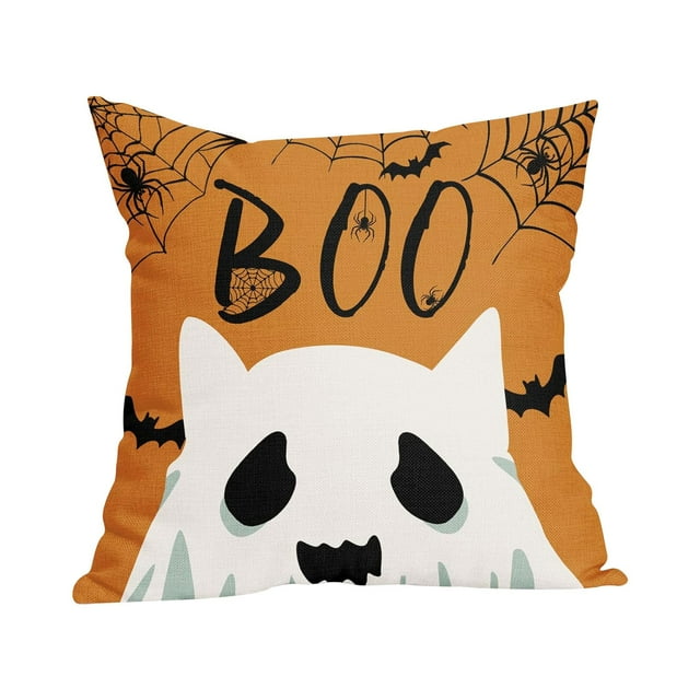 Clearance! Eattic Pillow Cases Hallowēēn Pillow 17.78X17.78 Hallowēēn