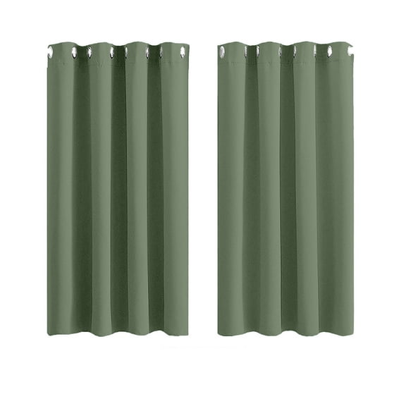 Clearance! Eeatig Curtain Darkening Thermal Insulated Curtain Panels for Living Room Blue Color Shower Curtain Set Bath Partition Curtain No Drilling 107Cm*160Cm(42X62Inch) Household Essentials K