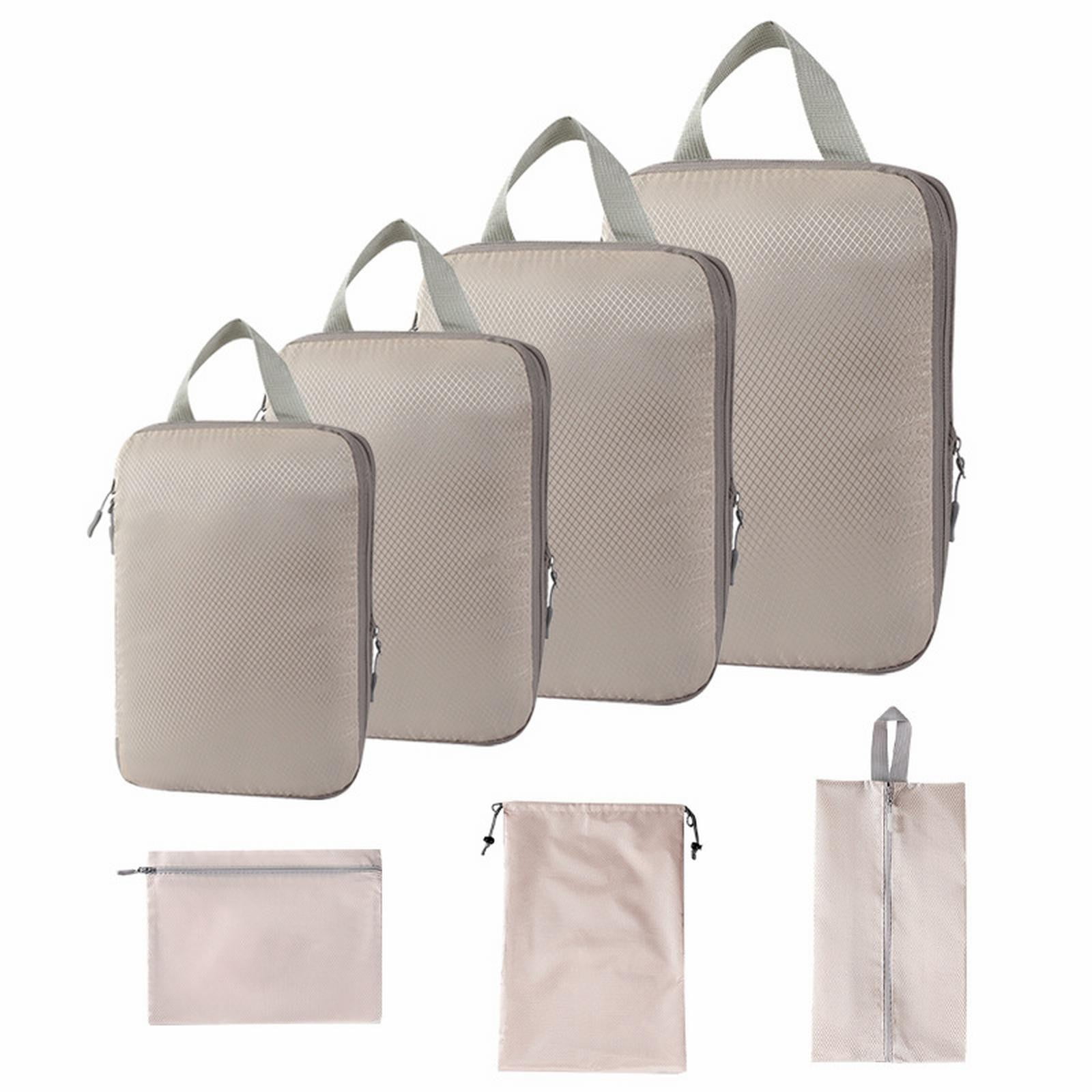 Clearance! Eeatig Storage Compressed Packing Cubes Travel Storage Set 2025 New Compression Packing Cubes Travel Accessories Travel Bag Luggage Organizer Bags Travel Compression Bags for Packing