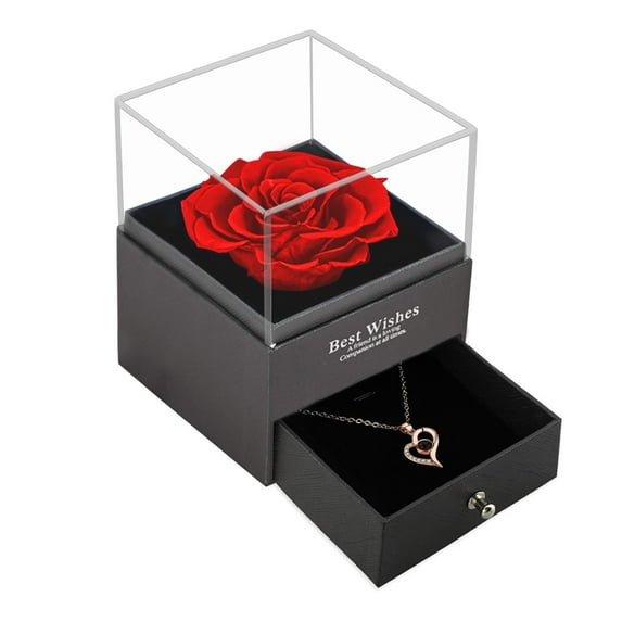 Clearance! Eeatig Storage Everlasting Flower Gift Box Rose Preservation Flower Box Valentine's Day Mother's Day Handmade Rose Box Jewelry Box Household Essentials H