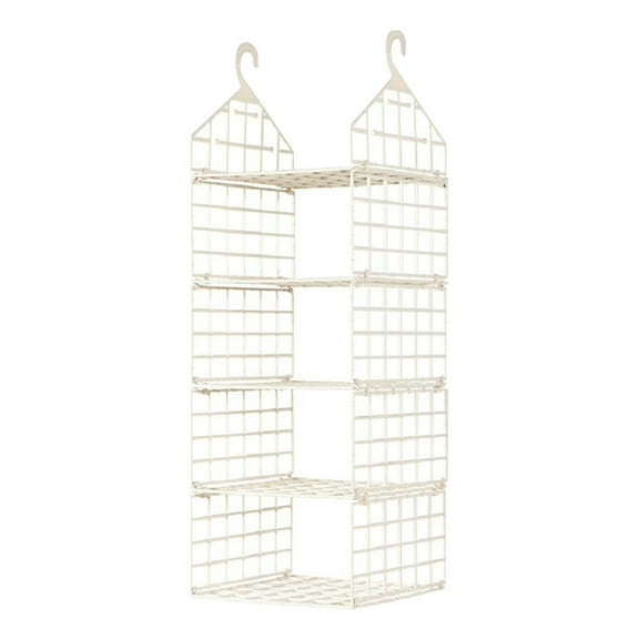 Clearance! Eeatig Storage Hanging Closet Shelves Closet Organizing Shelves Clothes Rack Foldable Storage Shelves Locker Shelf Foldable Garment Rack Coat Hangers Wardrobe Storage Items