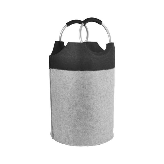 Clearance! Eeatig Storage Laundry Basket Laundry Hamper Laundry Baskets Dirty Clothes Hamper Laundry Basket with Foam Aluminum Handles for College Dorm Family (Grey) Household Essentials Gray