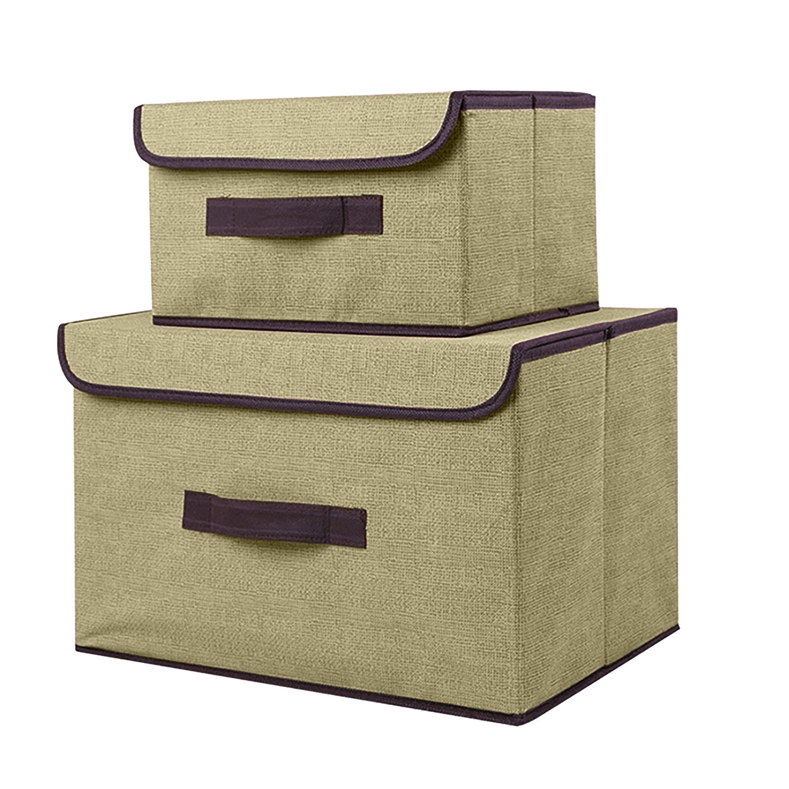 Clearance! Eeatig Storage Storage Box Foldable Clothing Sundries Portable Storage Box with Lid Foldable Storage Box Household Essentials B