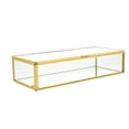 thumbnail image 1 of Clearance! Eeatig Storage Transparent Container Glass Box Box Decorative Jewelry Glass Box Housekeeping & Organizers Household Essentials Gold, 1 of 6
