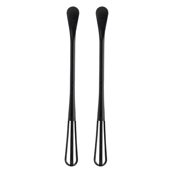 Clearance Egg Beater under $1,2 In 1 Multifunctional Egg Beater With Seasoning Spoon Upgrade Double Head Plastic Whisks For Cooking Non Scratch Wisking Tool 2 In 1 Multifunctional Spoon And Whis