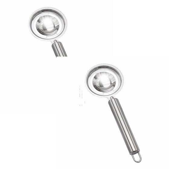 Clearance Egg Beater under $6 Egg Separator Stainless Kitchen Gadget Egg Yolk Separator Stainless 430 Egg White Separator Egg Separator Kitchen Tools Practical Baking Tools