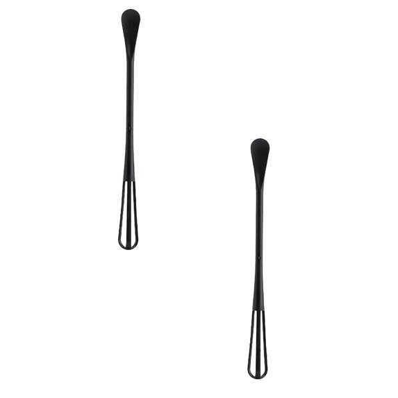 Clearance Egg Beater under $7 2 In 1 Multifunctional Egg Beater With Seasoning Spoon Double Head Plastic Whisks Handheld Whisk Eggs Tools Eggs Mixer Mixing Utensil Kitchen Accessories For Mixing