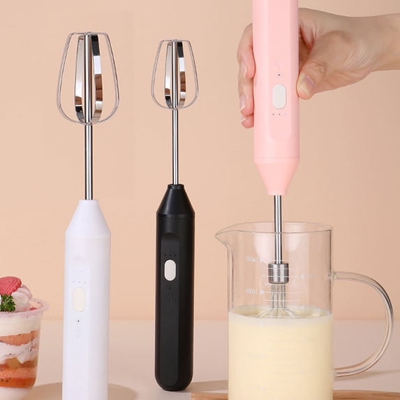 Clearance Egg Beater under $10,Electric Egg Beater Cake And Mixer Handheld Milk And Foam Machine Coffee Brewing