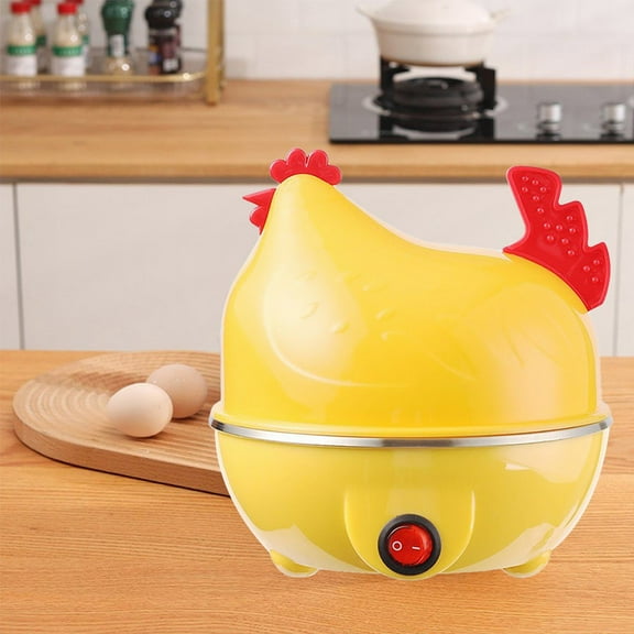 Clearance Egg Steamer under $10,Mini Breakfast Machine Egg Cooker Single Layer Egg Steamer Kitchen Small Household Appliances Heating And Plugging Household Egg Custard Machine