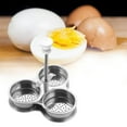 thumbnail image 1 of Clearance Egg Steamer under $10,Stainless Egg Poacher Egg Poacher Pan Poached Egg Cooker Nonstick Poached Egg Pan Boiled Eggs Maker Egg Pan With 3 Cups Egg Cooker Poached Egg Maker For Kitchen, 1 of 9