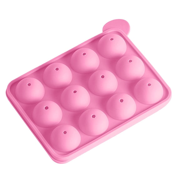 Clearance!Egooesam Cake Pop Mold, Non Stick Cupcake Mold Muffin Pan BPA Odor Free Silicone 12 Balls Tray Lollipop,Clearance Sale