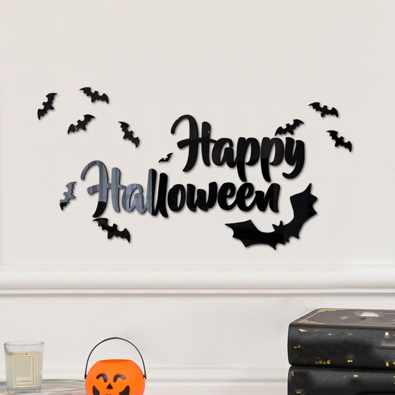 Clearance!Egooesam Halloween Decor,Halloween Wall Decor Bat Decorations