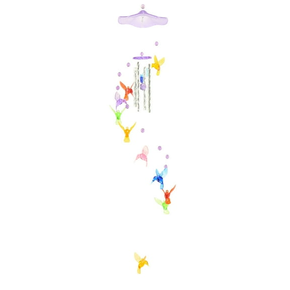 Clearance! Eguiwyn Campanula Hanging Star Wind Chime Copper Wind Chime Wind Chimes Outdoor Garden Decor Garden Gifts Purple