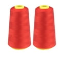 thumbnail image 1 of Clearance! Eguiwyn Home Textile,Household Sewing Thread Pack of 2, 2300 Yards of Colorful Polyester Sewing Thread, Red, 1 of 1