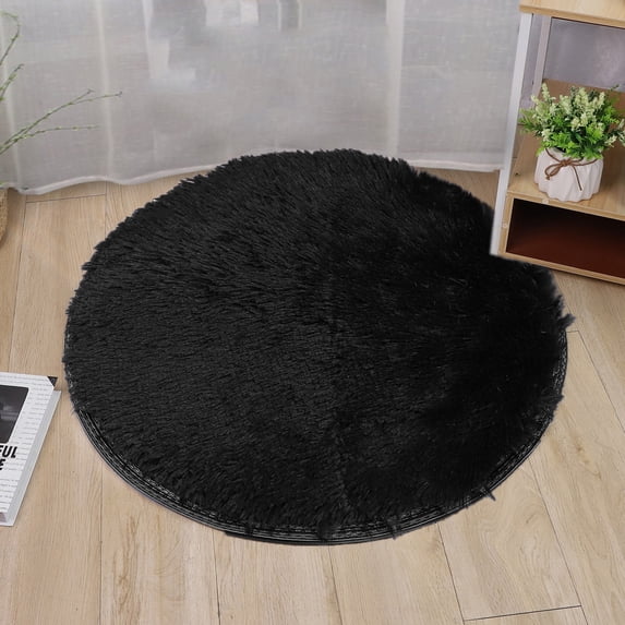 Clearance! Eguiwyn carpet Artificial Rugs Living Room Rugs For Living Room Home Decoration Small Rugs Carpet Black