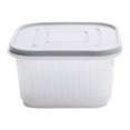 thumbnail image 1 of Fresh-Keeping Box With Lid Eguiwyn Food Storage Container With Cover Sealed Compartment Dripping Transparent Kitchen Supplies, 1 of 5